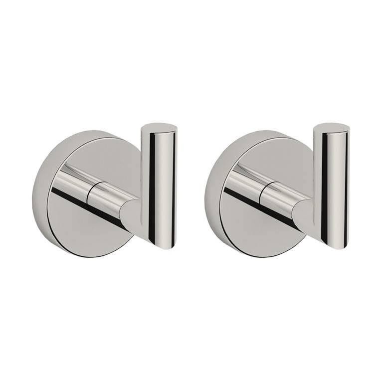 Satin Nickel Bathroom Hooks D283