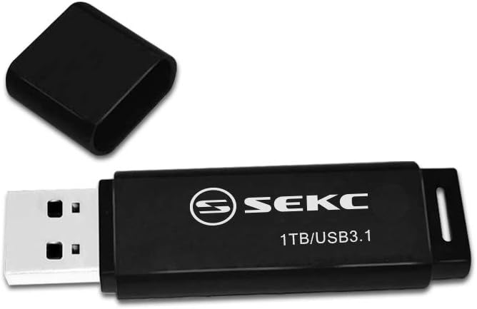 1TB USB 3.1 Flash Drive, Black F940434
