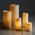 Flameless Pillar Candle W38106