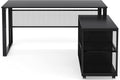 L-Shaped Computer Desk with File Cabinet M94470
