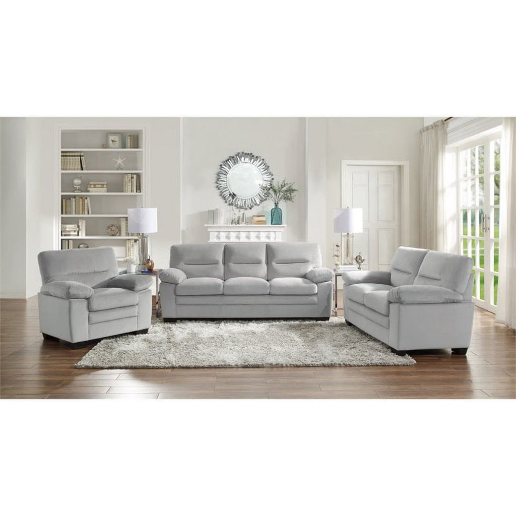 Textured Gray Sofa Z34815