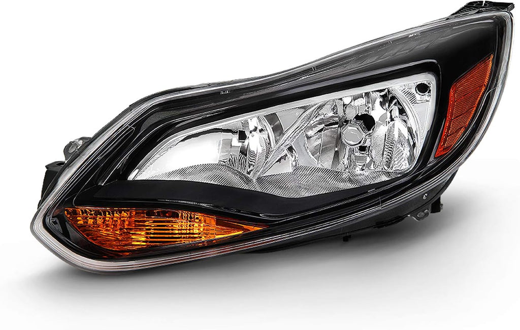 Black Trim Halogen Headlights Pair K57681