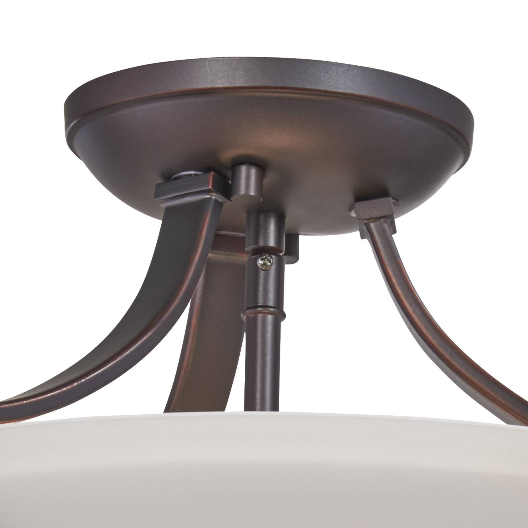 2 Light Semi Flush Mount Lathan Bronze G89787