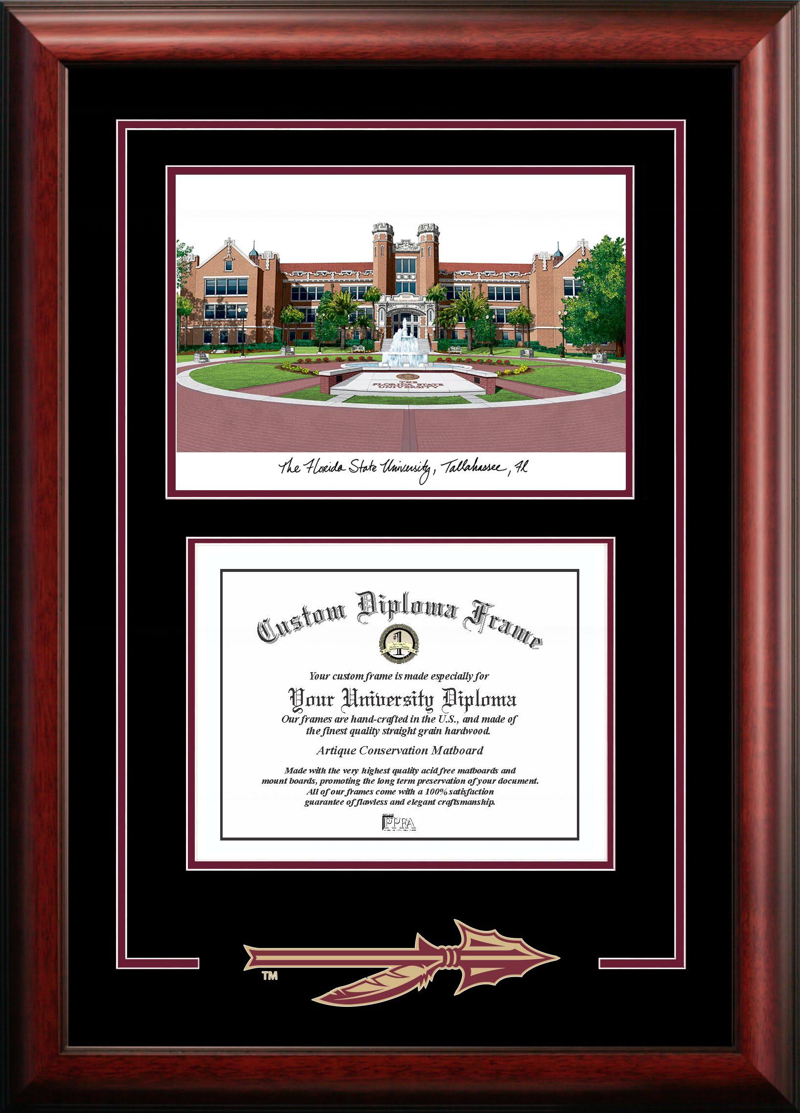 Satin Mahogany Diploma Frame N713792
