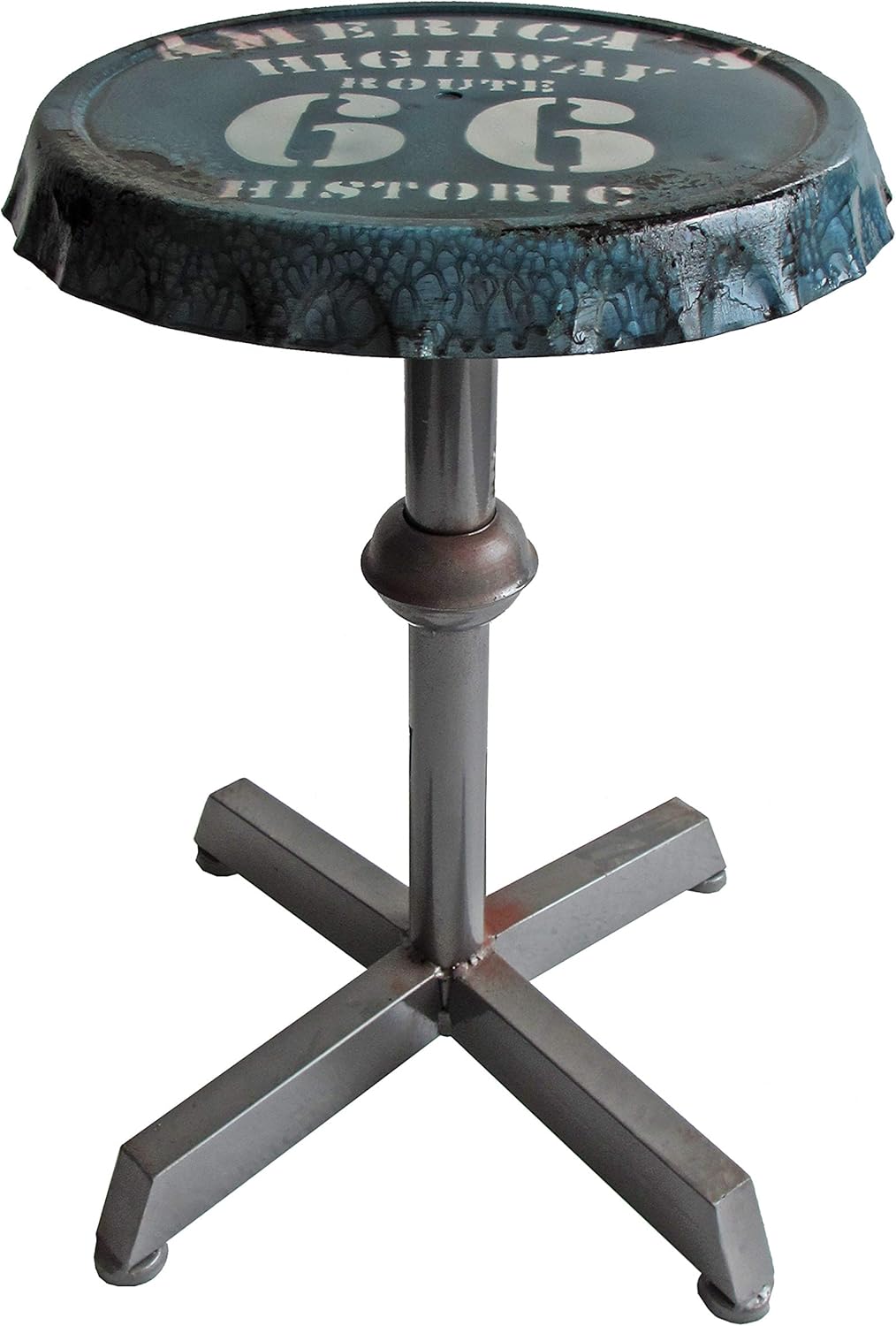 Industrial Bottle Cap Stool A8642