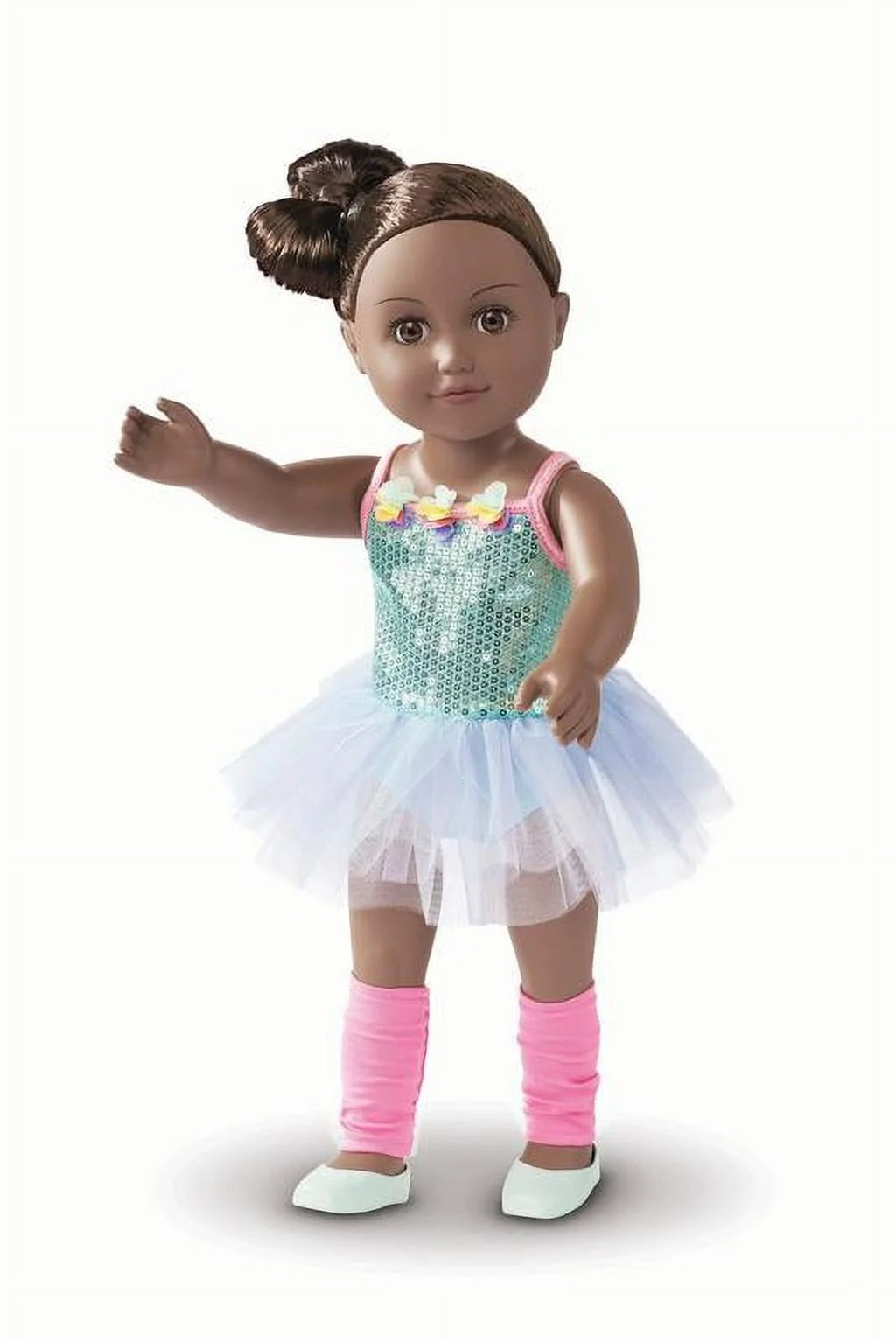 18 inch Posable Doll with Brown Eyes H341