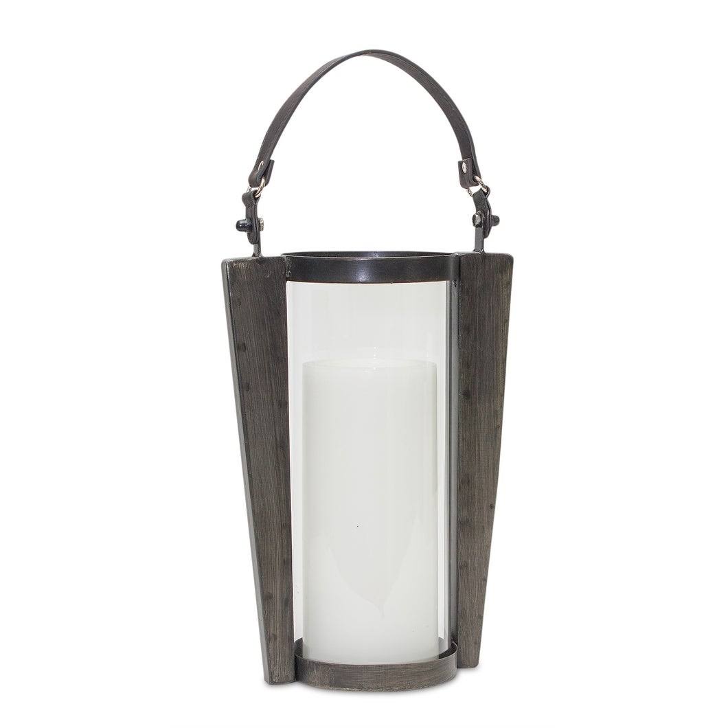 Iron Glass Candle Holder D54139