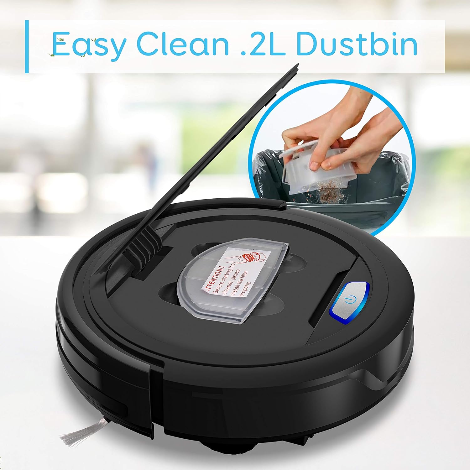 Robot Vacuum Cleaner with Lithium Battery 90 Min Run Time W666