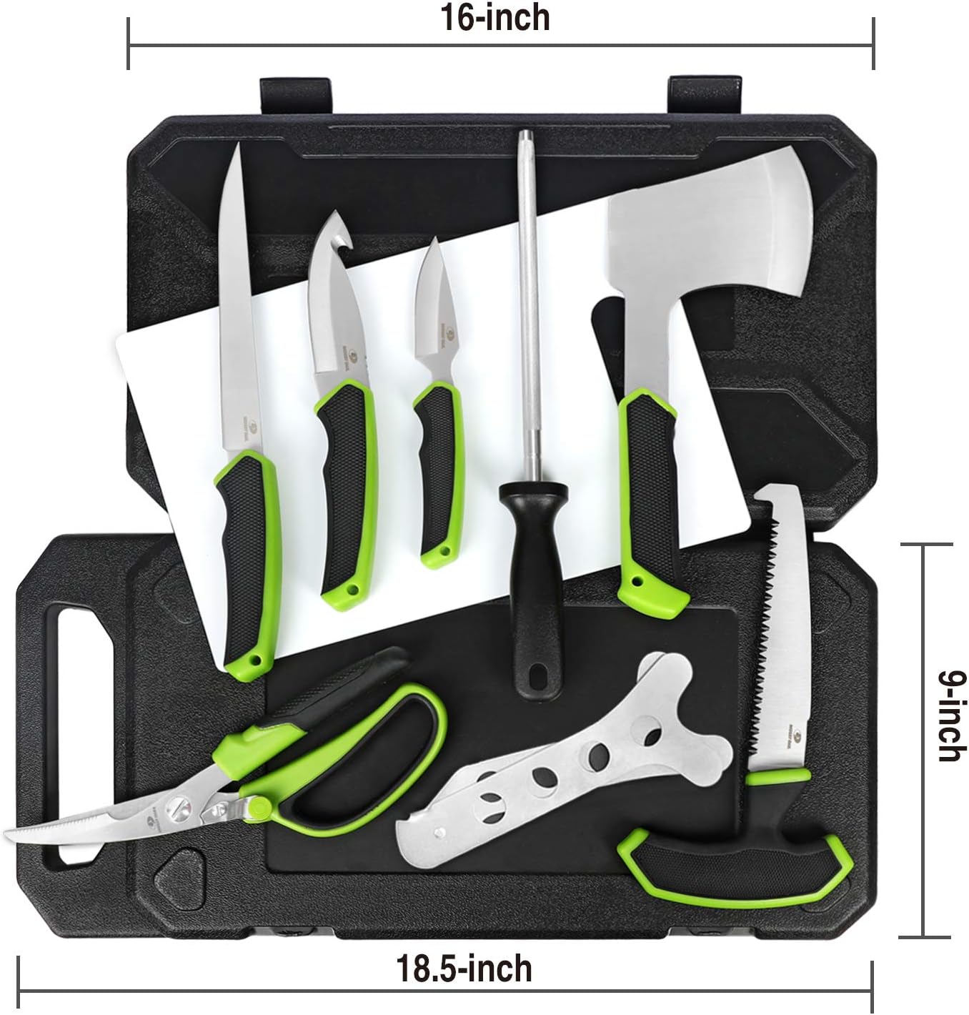 10 Piece Portable Game Processing Kit with Storage Case G80410