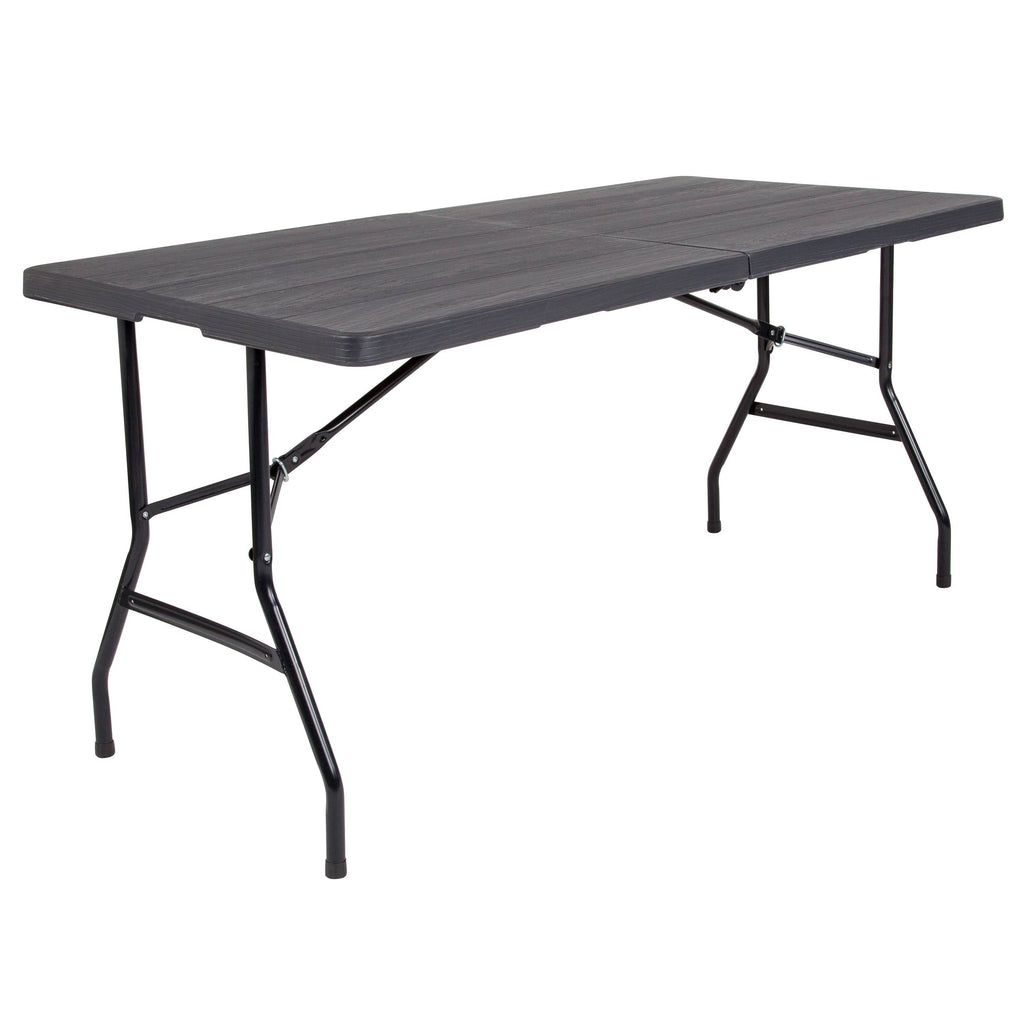 Bi-Fold Plastic Folding Table E9254