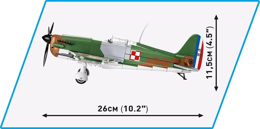 World War II Morane-Saulnier MS.406, Pack of 2 X68978