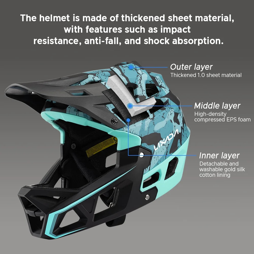 Full Face Mountain Bike Helmet Y52772