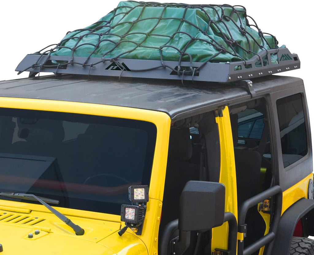 Roof Rack Cargo Carrier Basket for Wrangler JK E150462