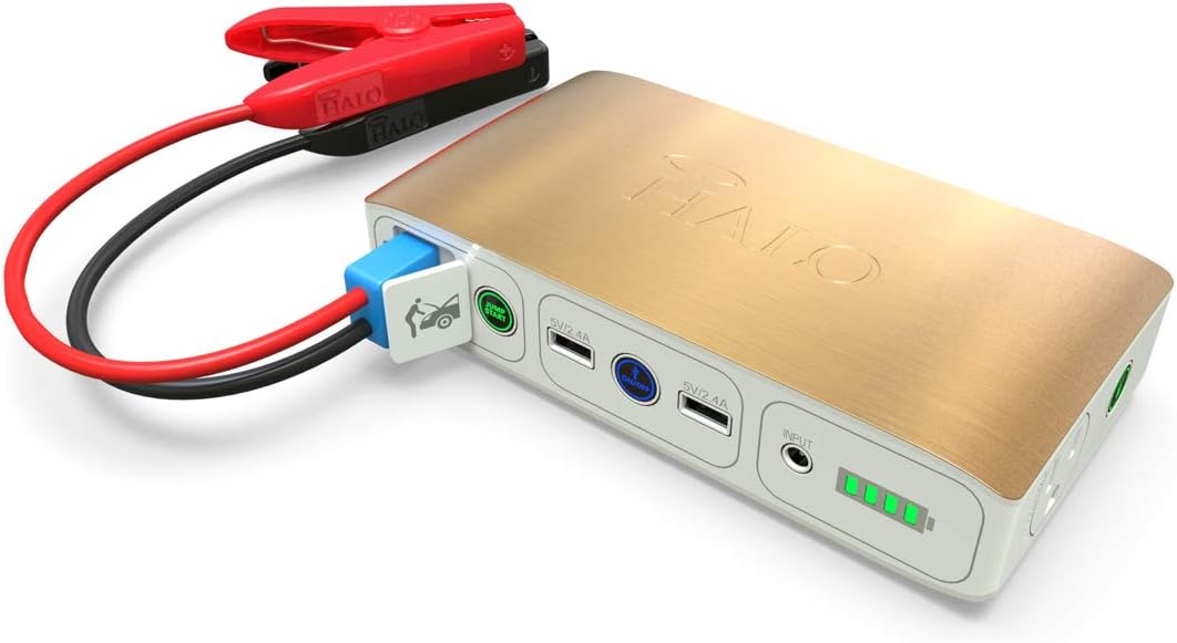 Portable Phone Laptop Charger Car Jump Starter with AC Outlet, Blue Graphite, Pack of 2 F429595