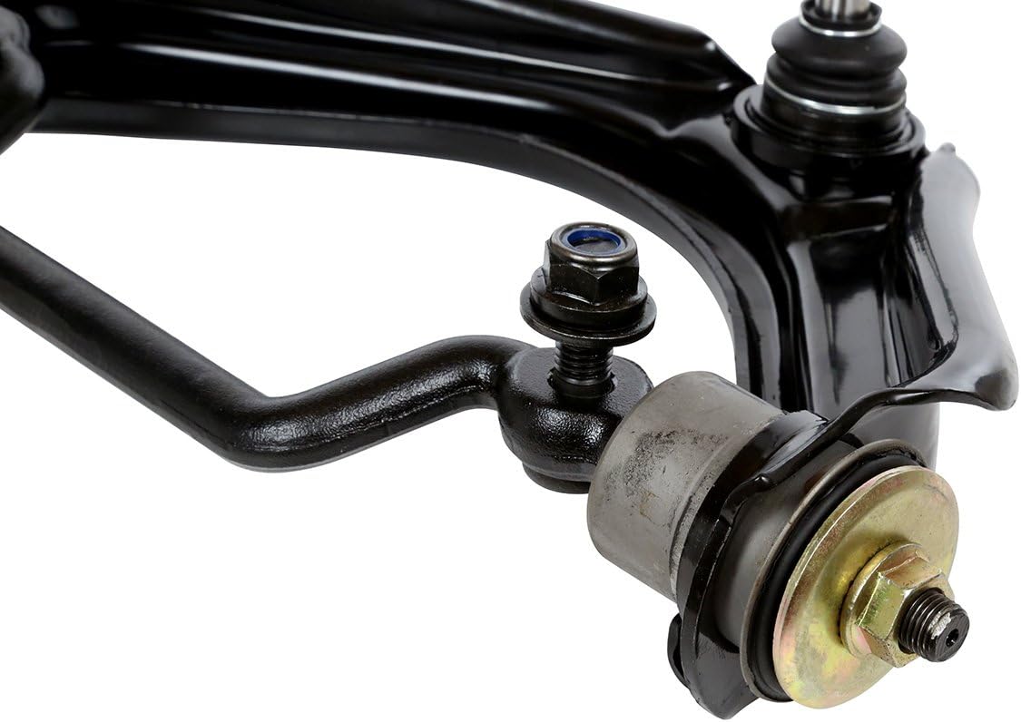 Pair of 2 Front Upper Suspension Control Arm and Ball Joint Assembly with Bushing R9068