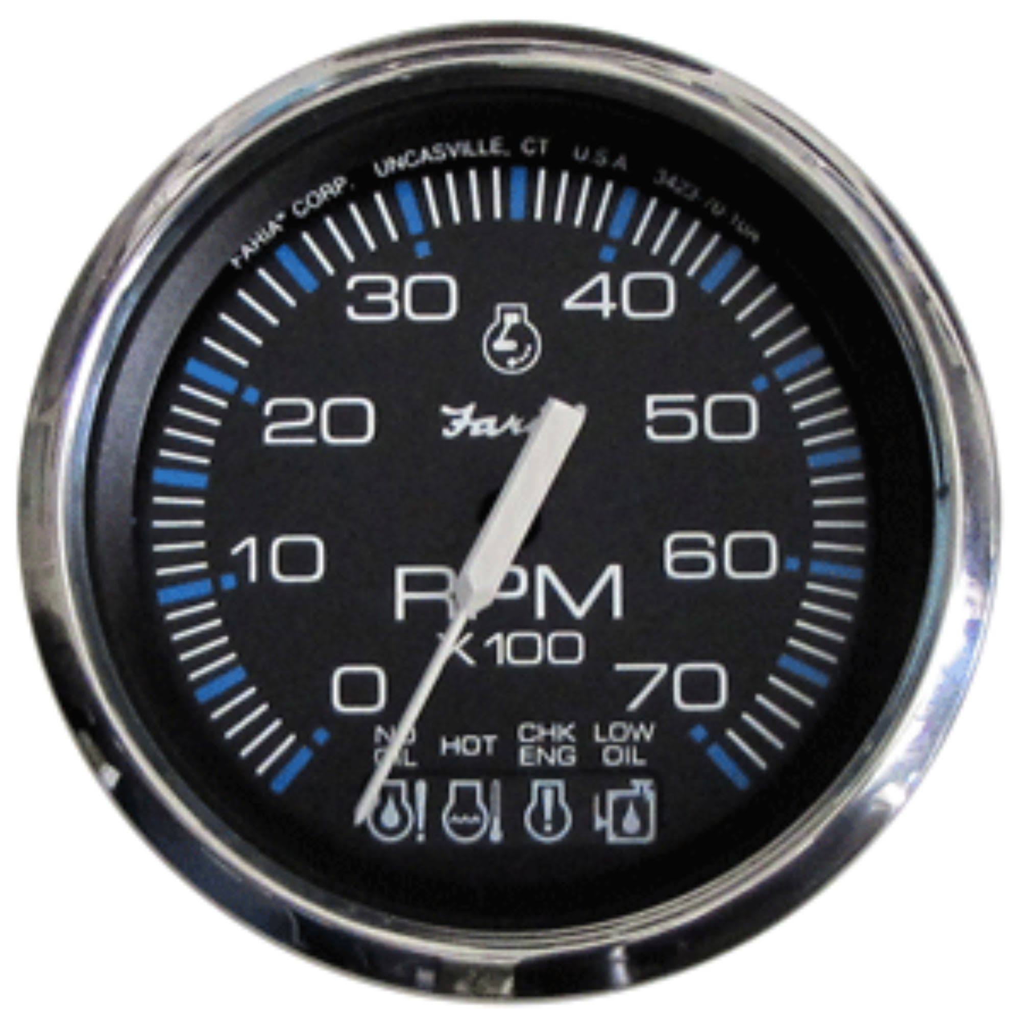 Black 4x22 Tachometer 7,000 RPM X321665