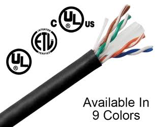 Cat6 Bulk Riser Ethernet Cable, Solid Copper UTP, 24 AWG 1000ft Green O246