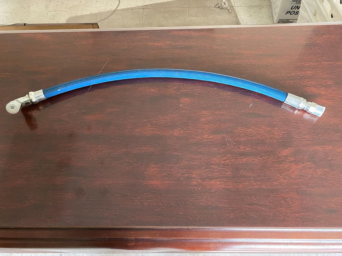 3/8" x 4' Blue 4,000 PSI Pressure Washer Jumper Hose, Pack of 2 N4625