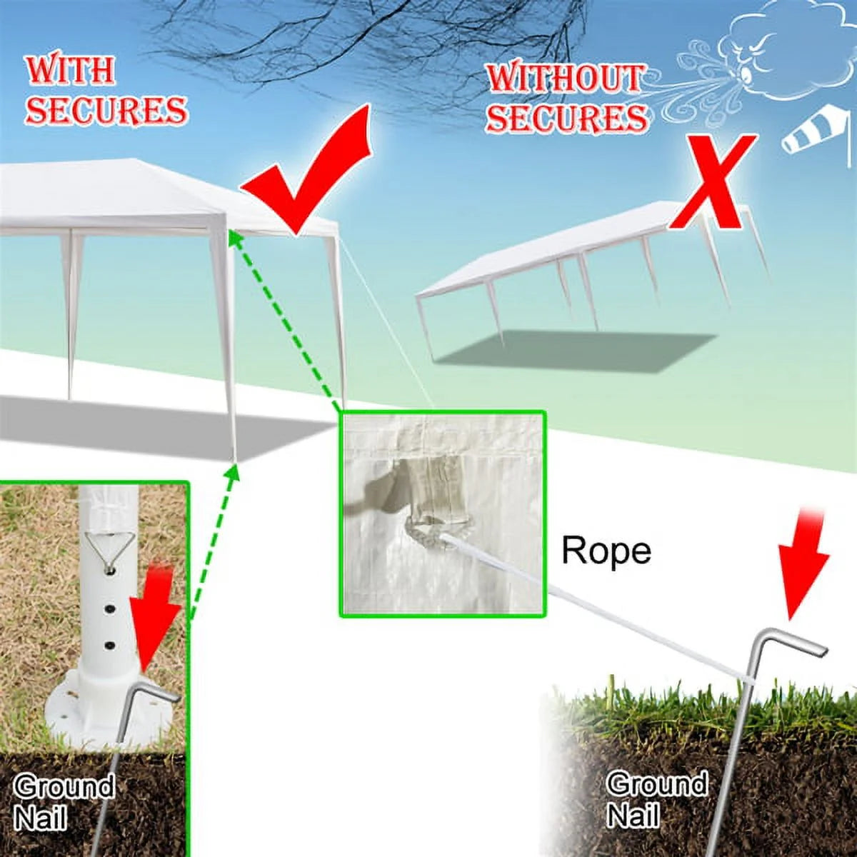 Waterproof Tent Outdoor Gazebo O464