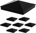 4x4 Aluminum Pyramid Post Cap Cover (Brown, 8 Pack) T92355