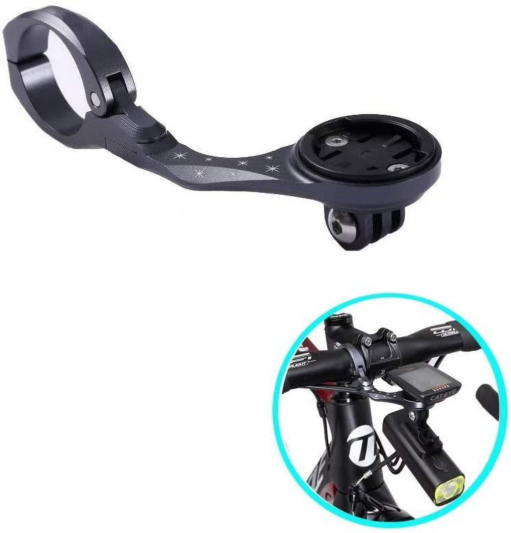 Bike Handlebar Computer Combo Mount for Garmin Edge and GoPro and NiteRider Adapter U17118