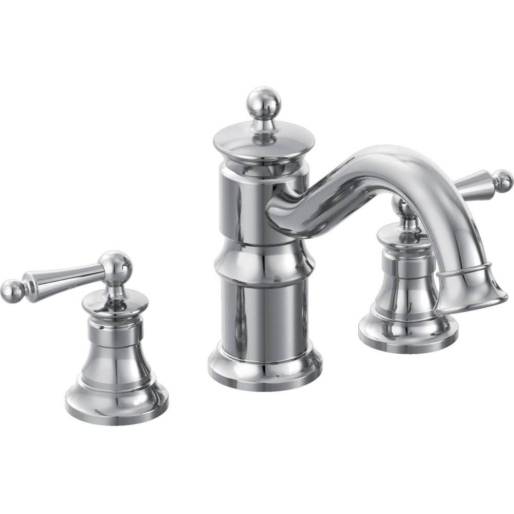 Chrome Two-Handle Roman Tub Faucet B3262