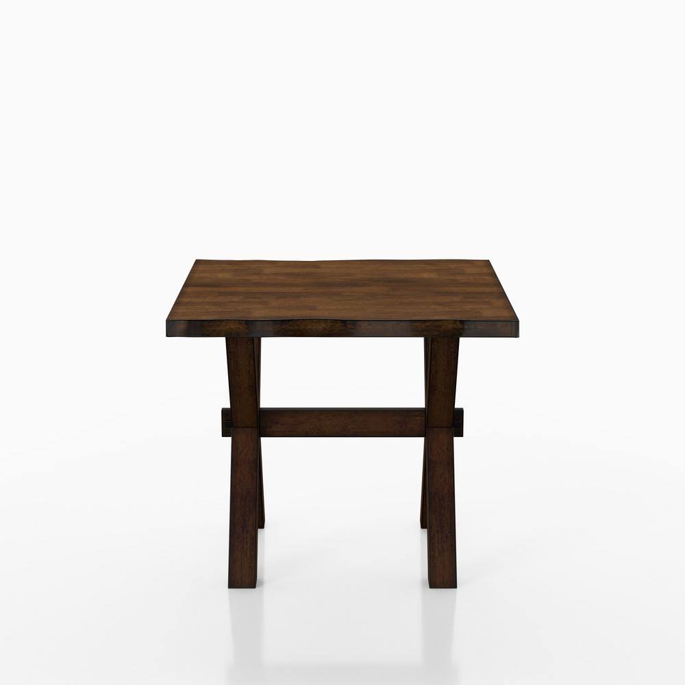 Brown Walnut End Table J724