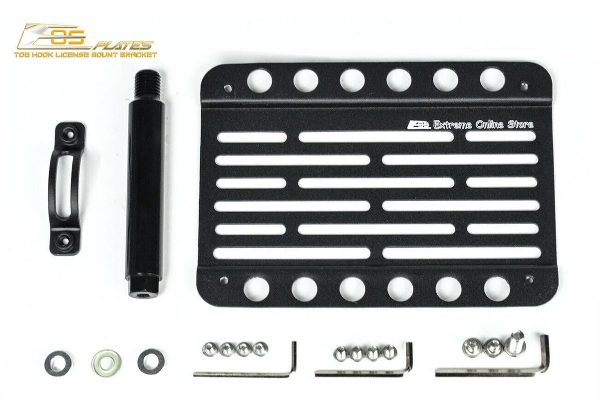 Tow Hook License Plate Relocator Mount Bracket P14267