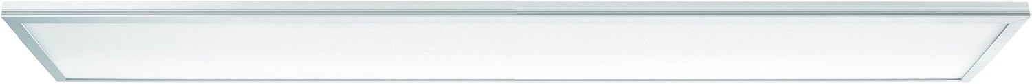 Brushed Aluminum 1 x 4 Integrated LED Flat Panel Light L4573