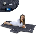 Inflatable Lounger Air Mattress Portable Auto Air Sofa Lazy Chair Sleeping Camping Pad U8214
