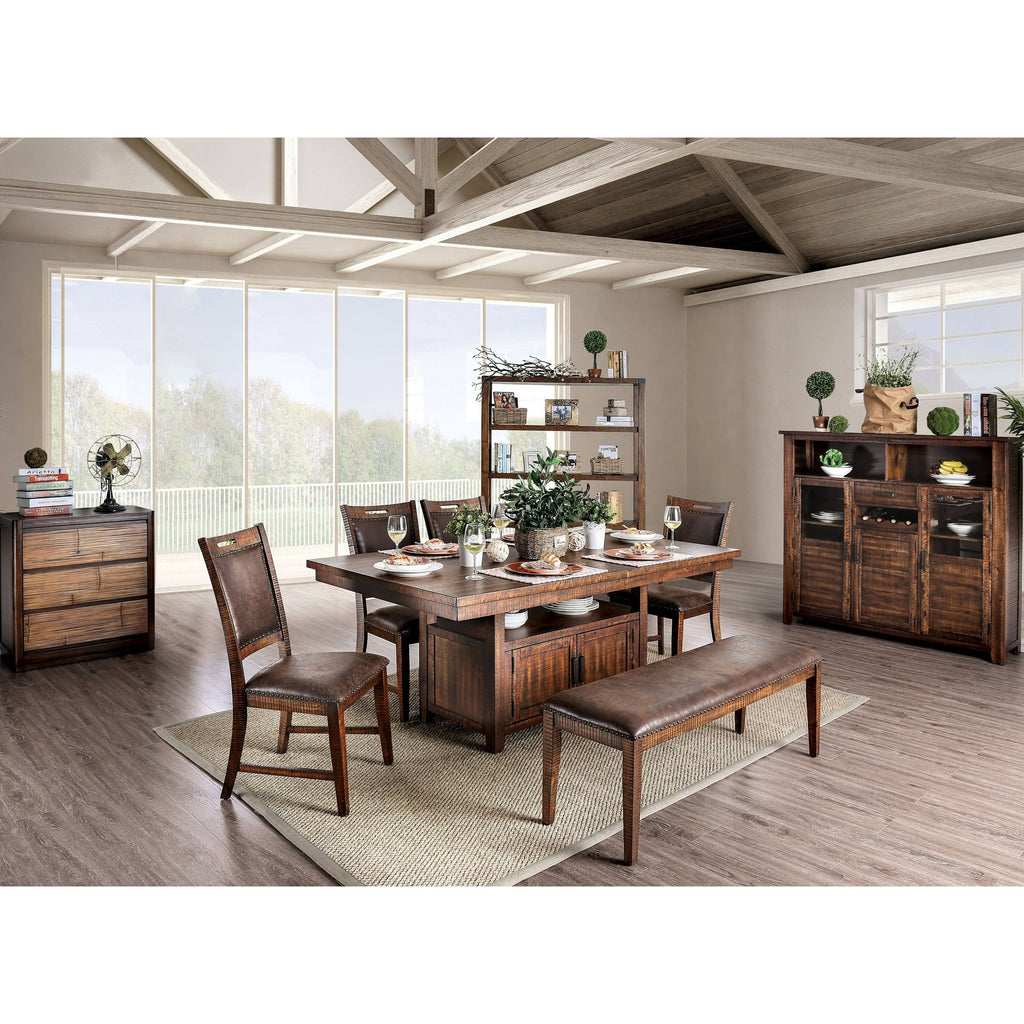 Walnut Side Chairs (Set of 2) R38303