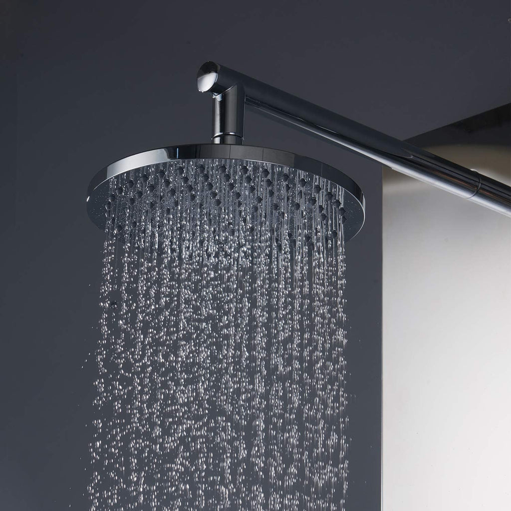 #304 Stainless Steel Shower Panel with LED Temperature Display and 6 Nozzles Q368