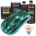 Dark Teal Metallic Low VOC Urethane Basecoat Auto Paint Kit L711347