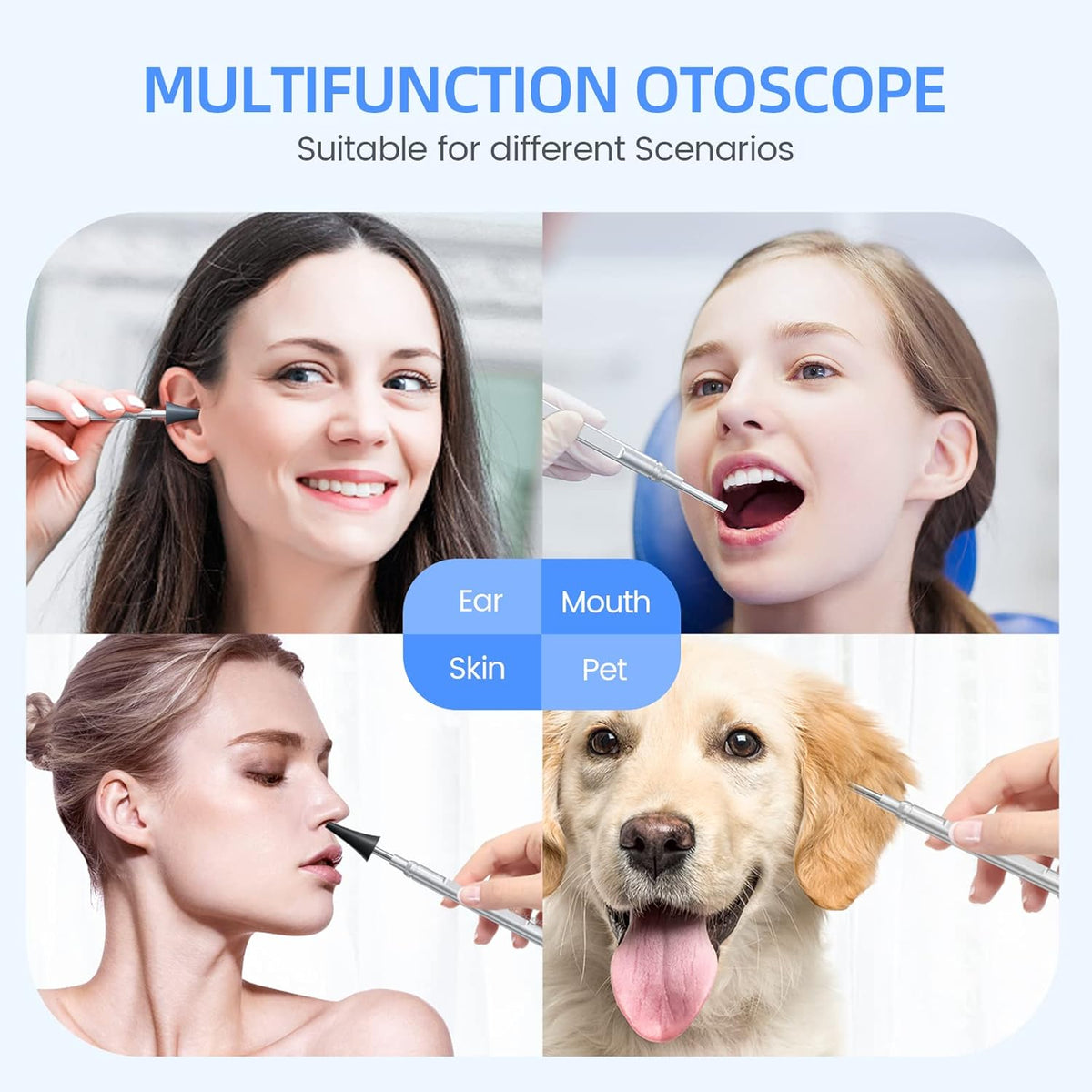 1080P HD Ear Wax Removal Otoscope with IPS Screen and 32G Card S148