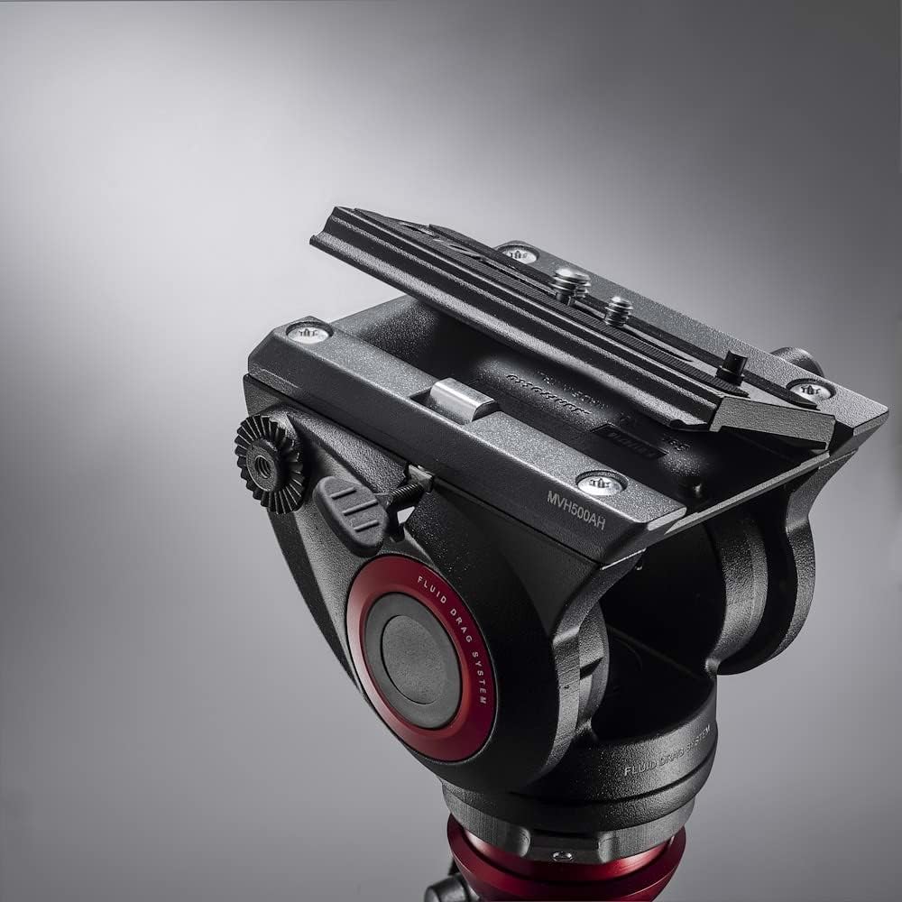 Fluid Video Head with Flat Base and Sliding Plate L73905