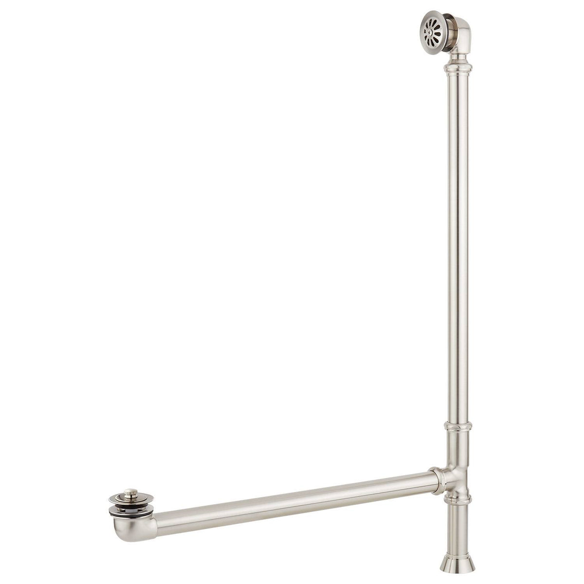 Lift and Turn Tub Drain with Swivel Head and Daisy Wheel Overflow Q32164
