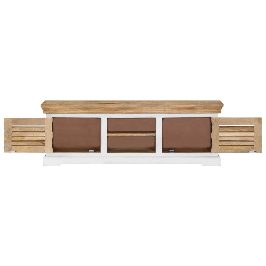 Solid Mango Wood TV Cabinet S2364