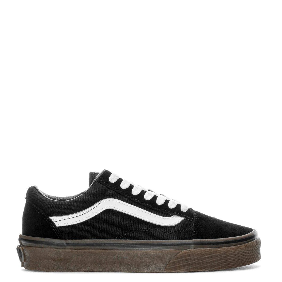 Black Medium Gum Vans Old Skool Shoes Y93904