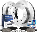Front Disc Rotors and Brake Pads Replacement 6pc Set A786537