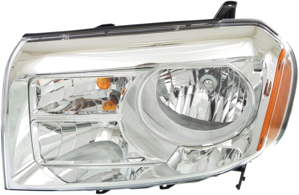 Headlight Assembly for 2012 2013 2014 Honda Pilot Driver and Passenger Side with Bulbs D164582