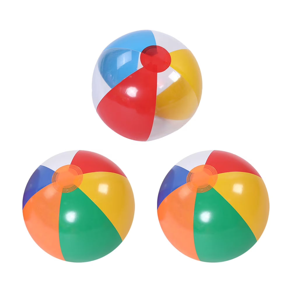 3Pcs Inflatable Beach Ball Pool Water Toy U8170