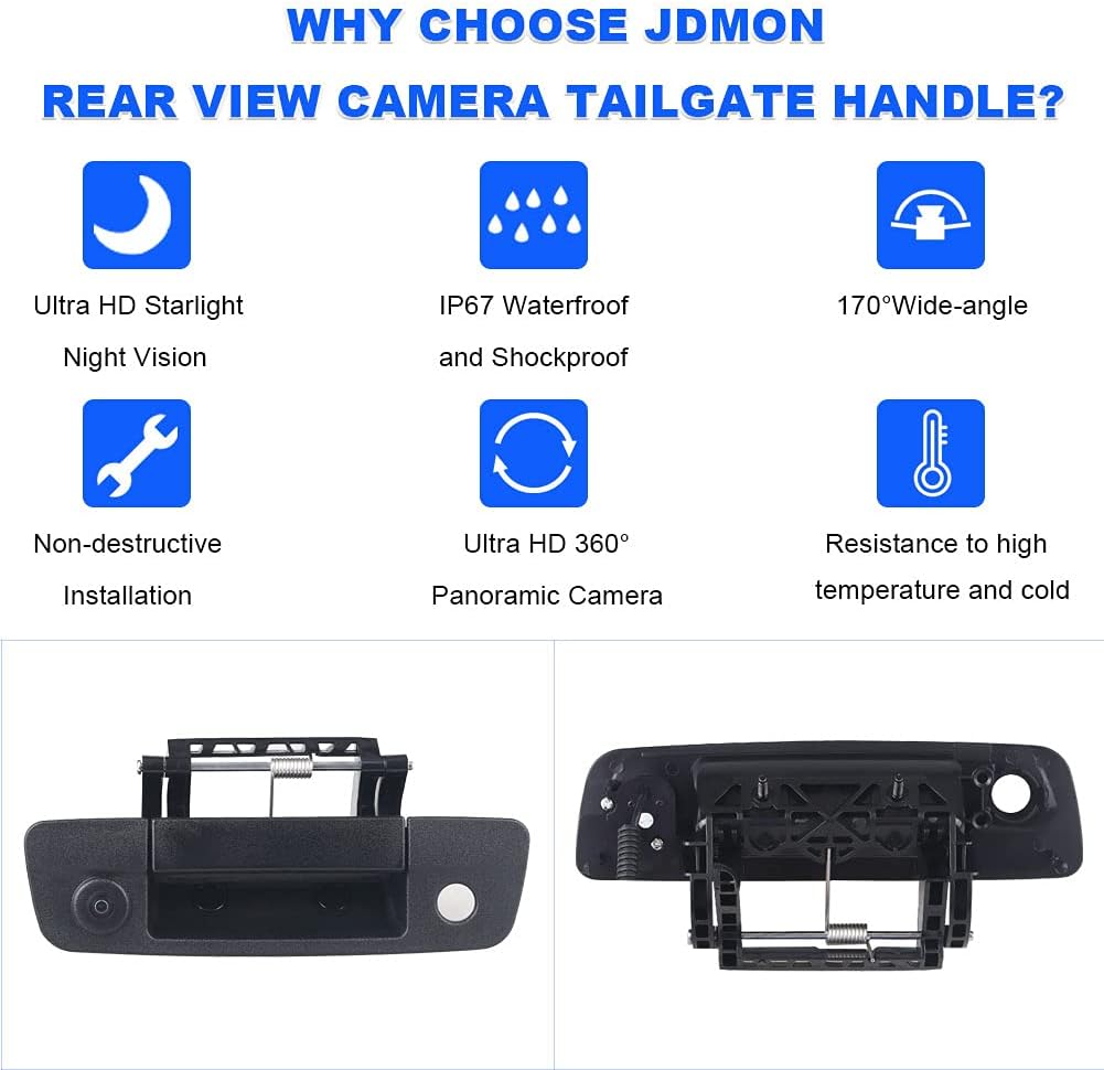 Rear View Backup Camera Tailgate Handle for Dodge Ram 1500 2500 3500 F49395