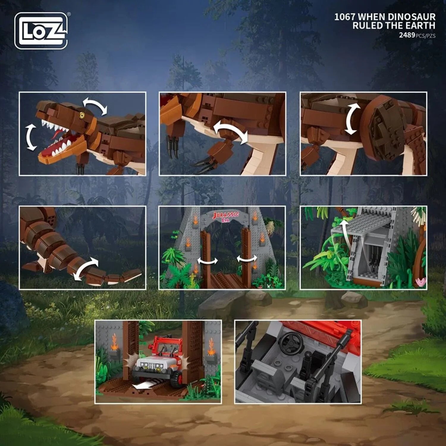 Mini Blocks Building Bricks Set 40 x 28 x 9.5cm F266