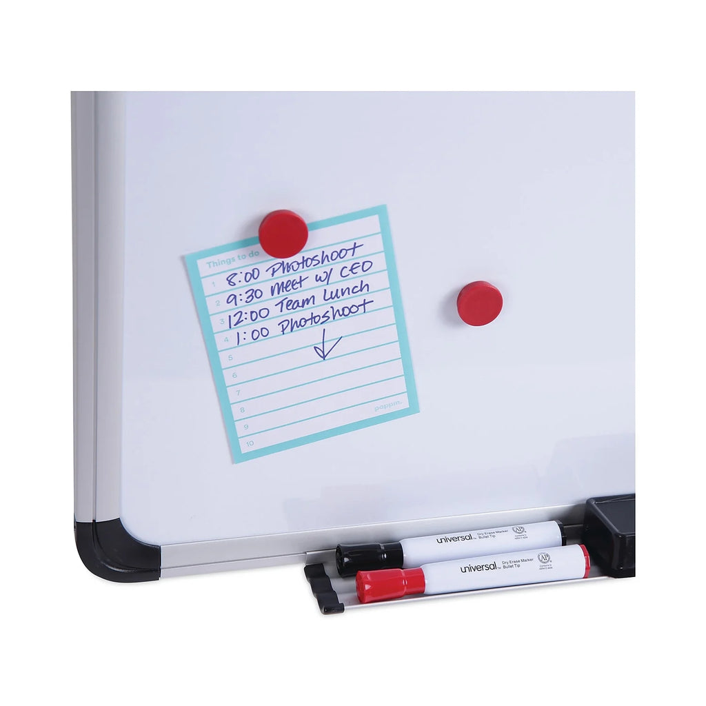 48 in. x 36 in. Lacquered Steel Magnetic Dry Erase Marker Board X82512