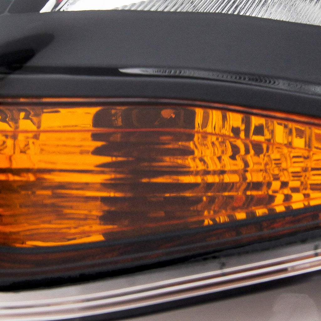 Black Trim Halogen Headlights Pair K57681