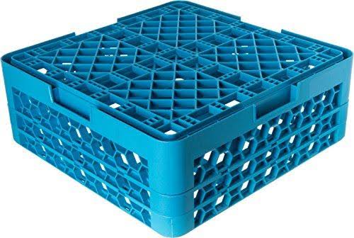 9 Compartment Glass Rack with 2 Extenders D5781