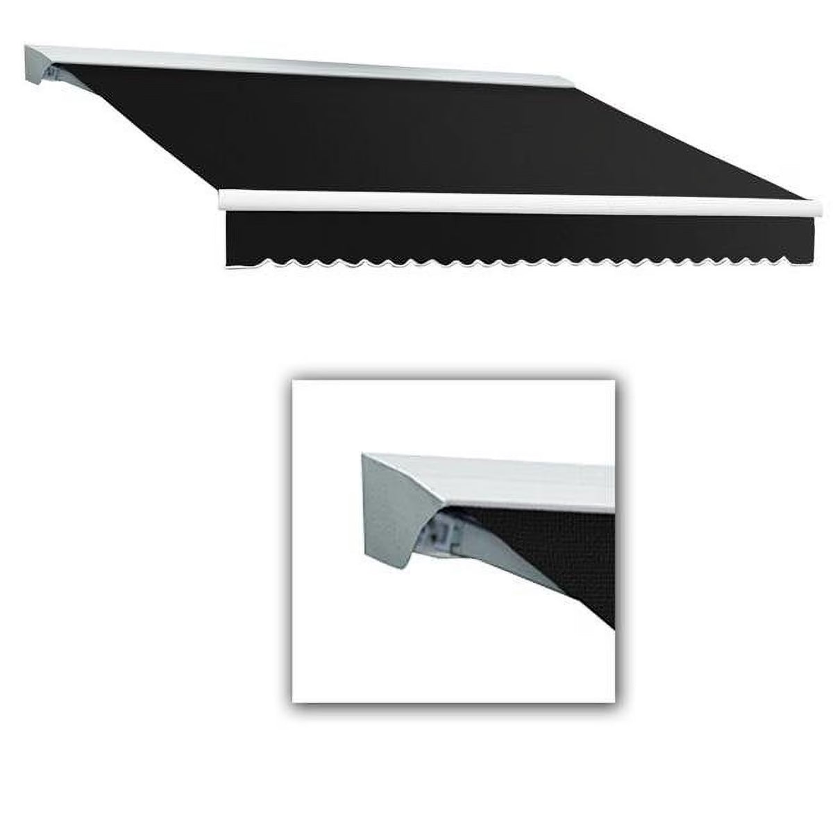 Black Retractable Awning with Remote A862395