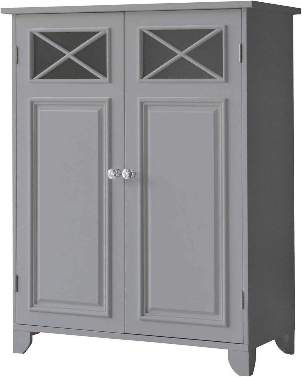 White Bathroom Floor Cabinet D9383