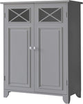 White Bathroom Floor Cabinet D9383