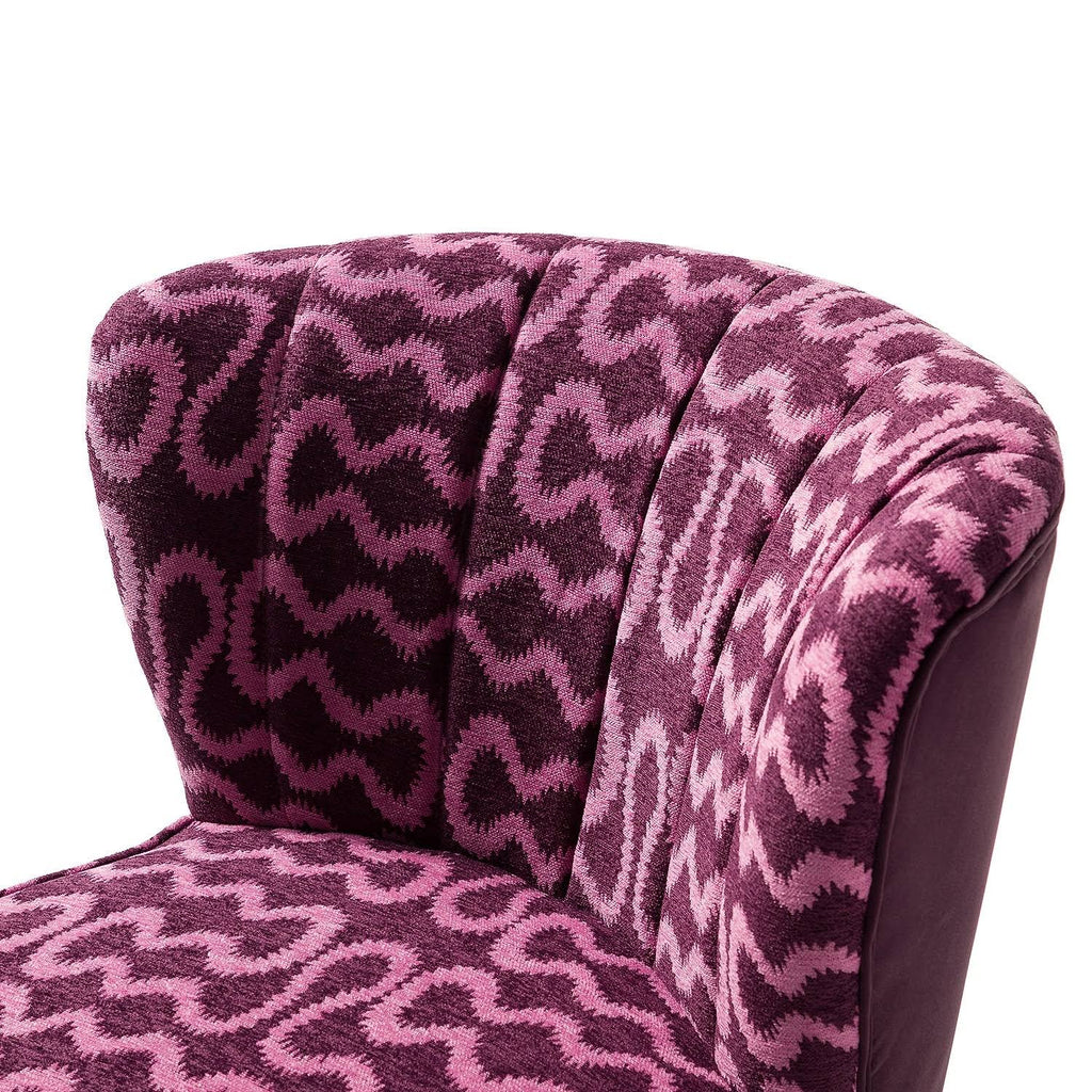 Purple Tufted Side Chair C895